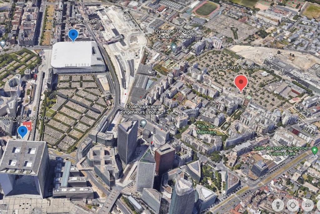 Апартаменты Cozy Haven Near Paris La Defense Grande Arche Курбевуа Экстерьер фото